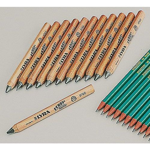 Crayon graphite gros module 12 cm Lyra (Etui de 12) - Image principale