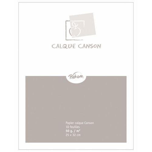 Feuille de papier calque 50 g (Pochette de 10) - Image principale