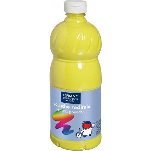 Flacon 1 litre gouache redimix - Lefranc Bourgeois - Image principale