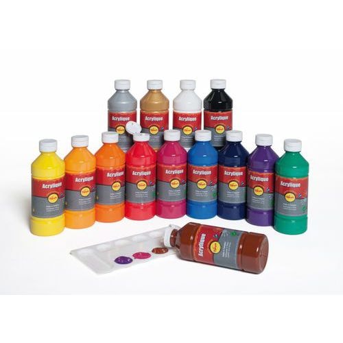 Flacon 500 ml gouache acrylique métal - Pichon - Image principale