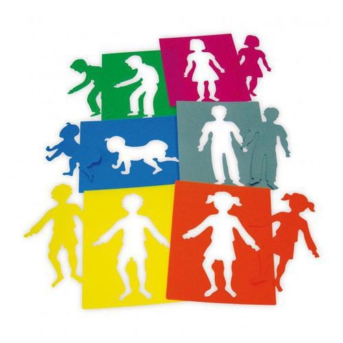 Valisette 6 pochoirs - la famille - Image principale
