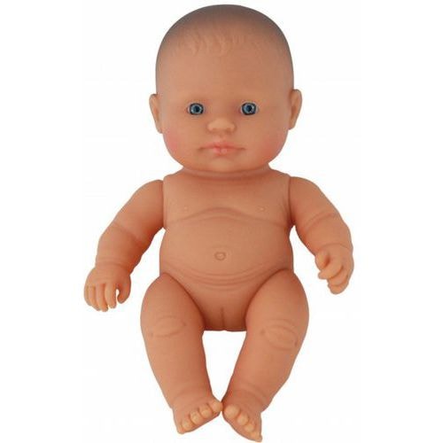 Bébé européen fille 21 cm sans cheveux - Image principale