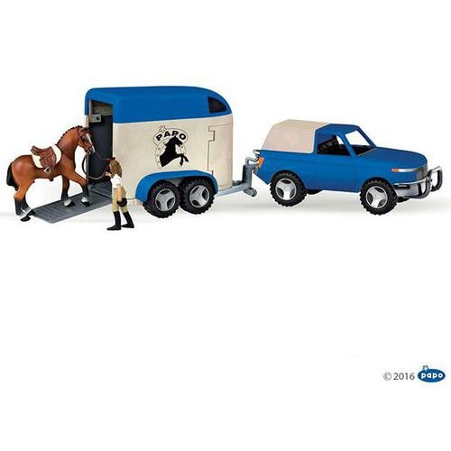 Le 4x4 avec son conducteur et son van - Image principale