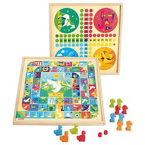 Plateau de jeu des petits chevaux et oies - Image principale