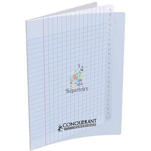Répertoire polypropylène piqûre 90g 96 pages seyes 17x22 cm - Image principale