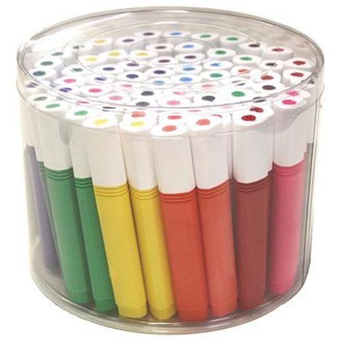 Pot 72 feutres couleurs assorties triangulaires sélection pichon - Image principale