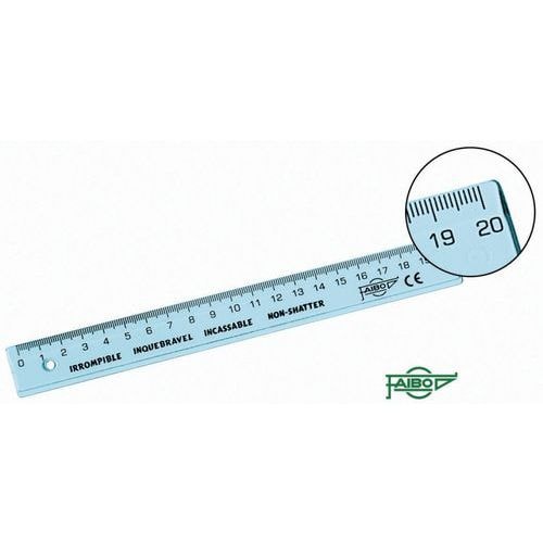 Règle plate incassable 20 cm Fapi - Image principale