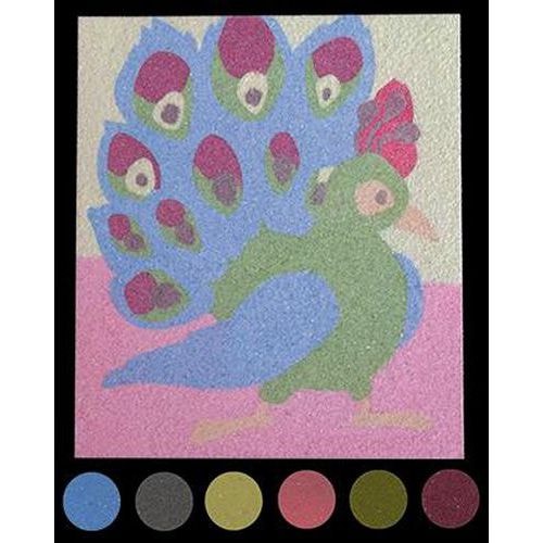 Lot 6 sacs de 500 g de sable naturel fin couleurs pastel + 6 salières à remplir offertes - Image principale