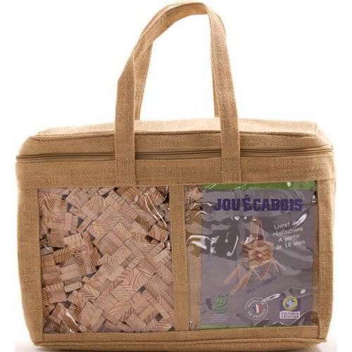 Jouécabois sac de jute 400 pièces - Image principale