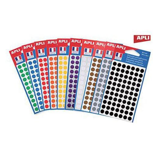 Pastille bibliothèque 10 couleurs assorties (Lot de 4697) - Image principale