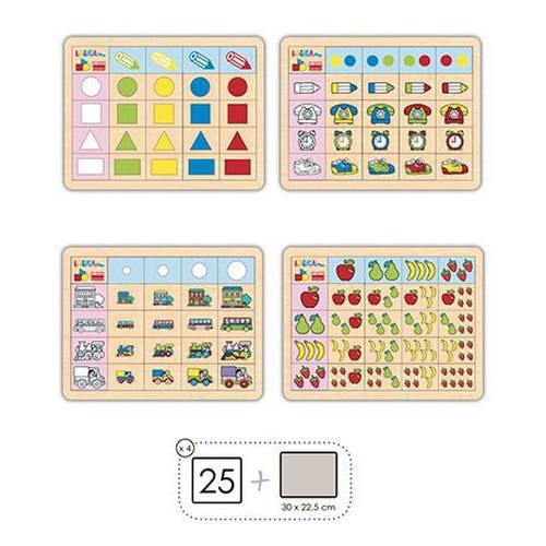 Ensemble 4 puzzles logique 2 - Image principale