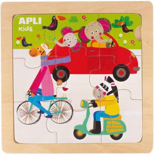 Lot de 3 puzzles encastrement les transports - Image principale