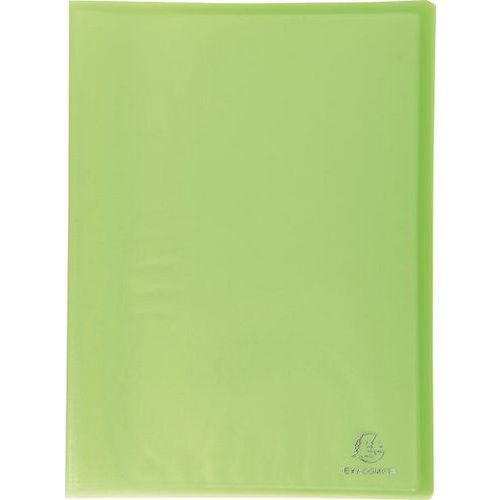 Reliure plastique 30 volets transparents 50 microns - Vert anis - Image principale