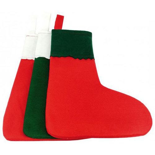 Lot 10 chaussettes de noël en feutrine - Image principale