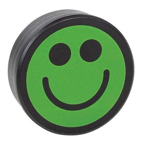Lot de 5 plots magnétiques Smiley, Coloris : Vert - Image principale