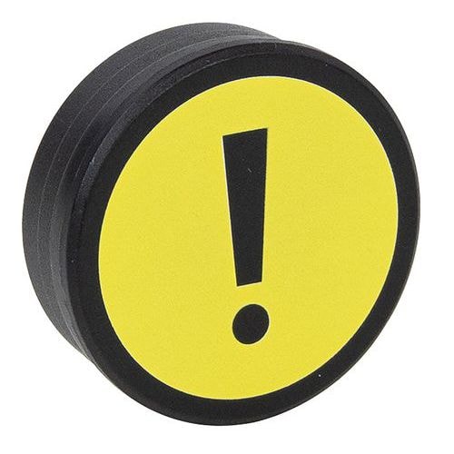 Lot de 5 aimantsean Management Attention Jaune - Image principale