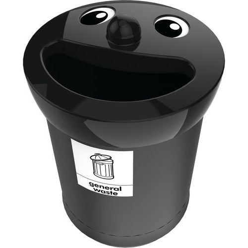 Poubelle Smiley Face 52L déchets généraux - Vepabins - Image principale