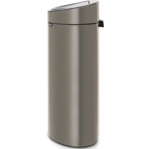 Poubelle Touch bin New 40 ltr Brabantia platine - Image principale