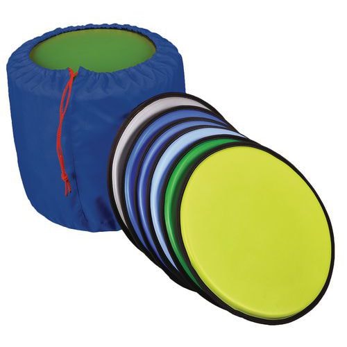 Lot de 10 coussins avec sac de rangement Confetti - Image principale