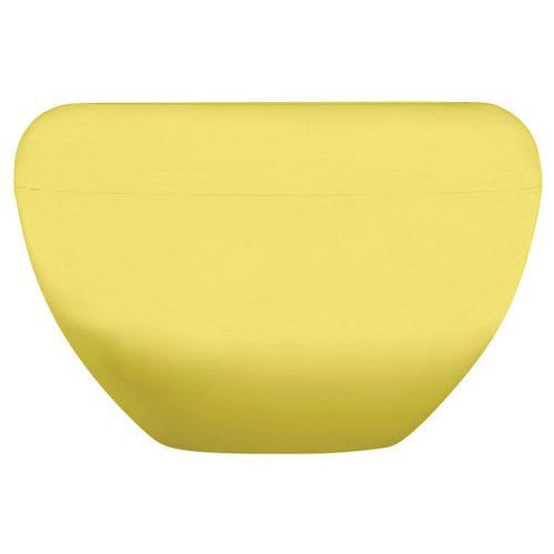 2 jardinières extérieures Scoop light - jaune clair - Image principale