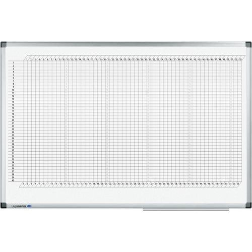 PREMIUM planning annuel 53 semaines 60x90cm Acier laqué - Image principale