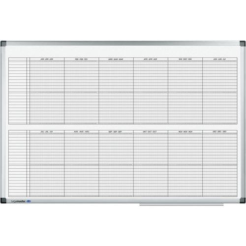 PREMIUM planning annuel 60x90cm Acier laqué - Image principale