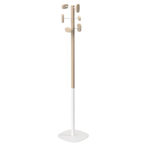 Portemanteau Sherwood 6 patères Bois et Blanc - Image principale