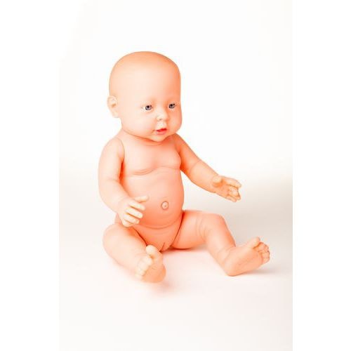 Bébé européen fille 40 cm sans cheveux - Image principale