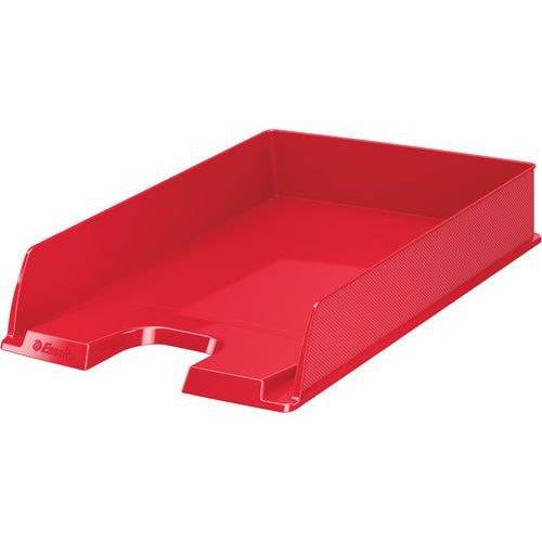 Lot de 10 Corbeille à courrier Esselte Europost VIVIDA rouge - Image principale