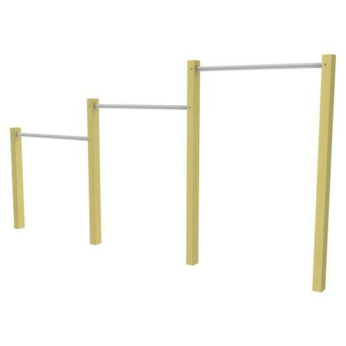 Barres fixes 3 hauteurs jambes de scellement - Image principale