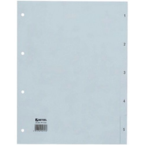 Lot de 6 Intercalaires en plastique, chiffres, A4, 1-31, PP, - Image principale
