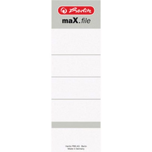 Lot de 12 Etiquettes de dos pour classeur maX.file - Image principale