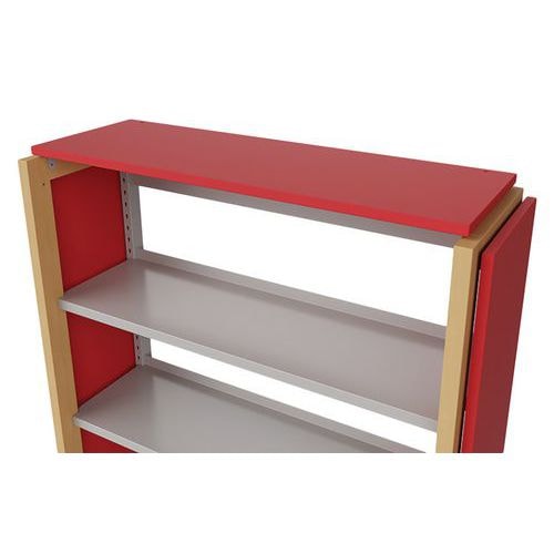 Toit d'habillage bois pour rayonnage Ellipse enfant - Manutan Expert - Image principale