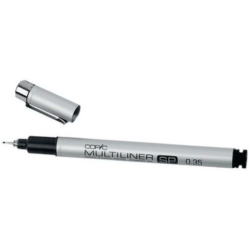 Lot de 6 MULTILINER SP 0,1 mm, noir - Image principale