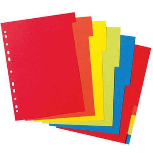 Intercalaires carton, uni, A4, coloré - Image principale