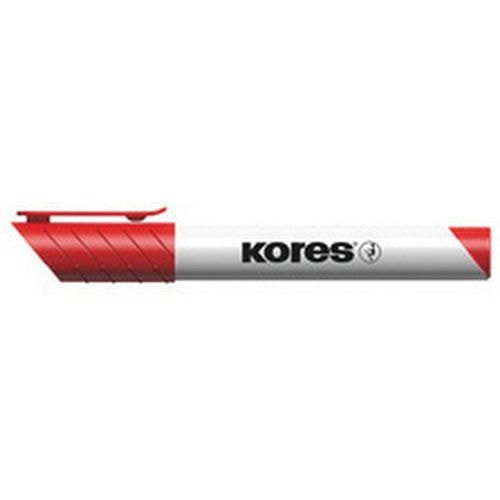 Lot de 12 Marqueur tableau blanc et chevalet "K MARKER", rouge - Image principale