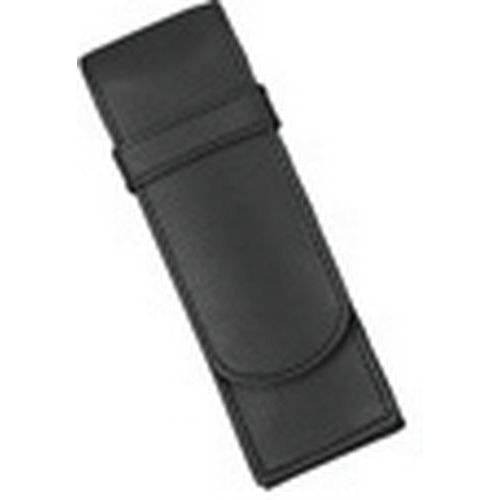 Lot de 6 Etui pour stylos, pour 2 stylos, cuir, noir - Image principale