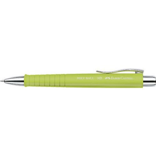 Lot de 6 Stylo à bille rétractable POLY BALL XB, lime - Image principale