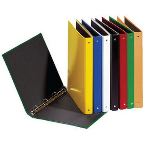 Lot de 6 Classeur à anneaux "Basic Colours" rouge, 4 anneaux 25 mm - Image principale