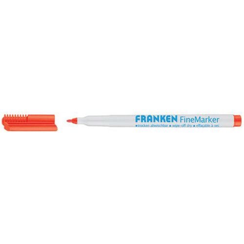 Lot de 12 Marqueur FineMarker, largeur de tracé: 1-2 mm, rouge - Image principale