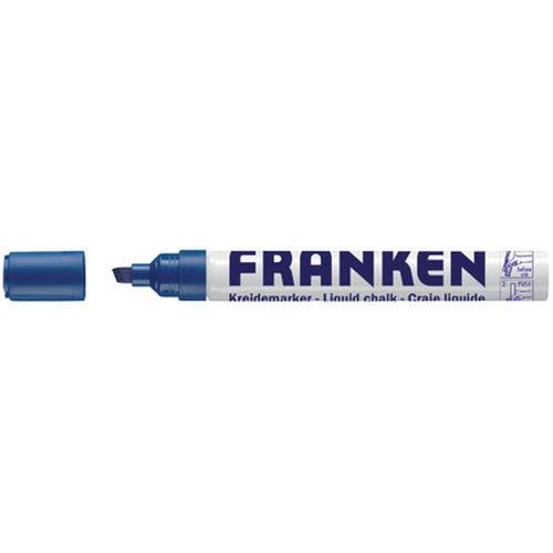 Lot de 6 Craie liquide, largeur de tracé: 2-5 mm, bleu - Image principale