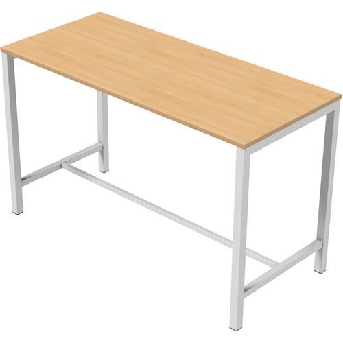 Table de réunion haute Jona Plateau  Chêne Long  : 180 cm - Image principale