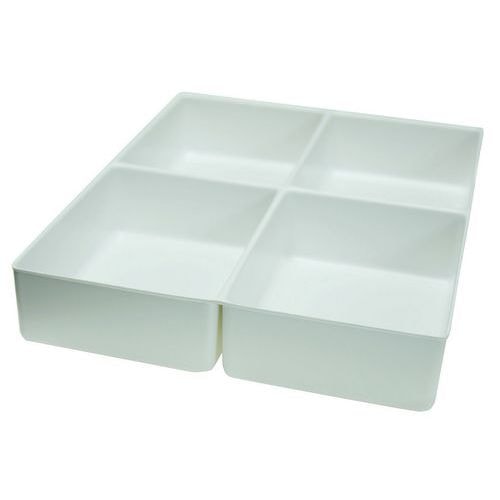 Grille alvéolée 4 compartiments pour bloc XM - Image principale