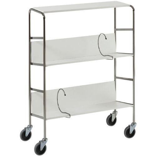 Chariot à classeur avec tablette supérieure - Capacité 75 kg - Image principale