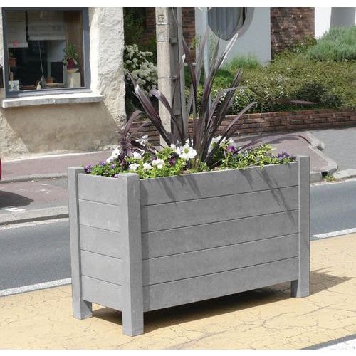 Jardinière Avenue forme rectangulaire plastique recyclé Espace Urbain - Image principale