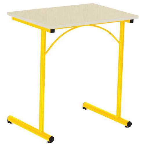 Table fixe Atlas II avec chants surmoulés - Manutan Expert - Image principale