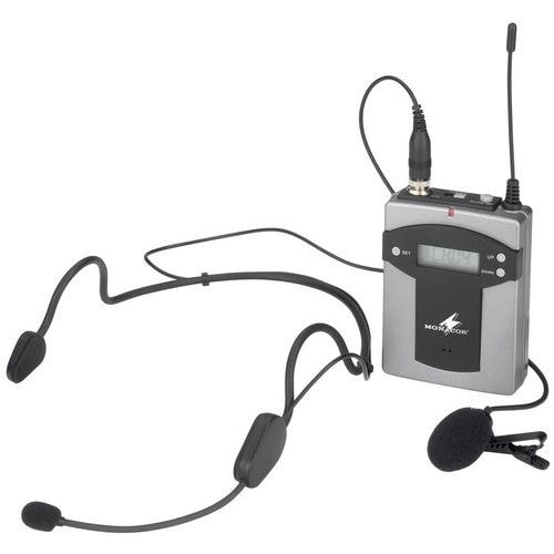 Emetteur de poche TXA-800HSE micro cravate / serre tête - Monacor - Image principale