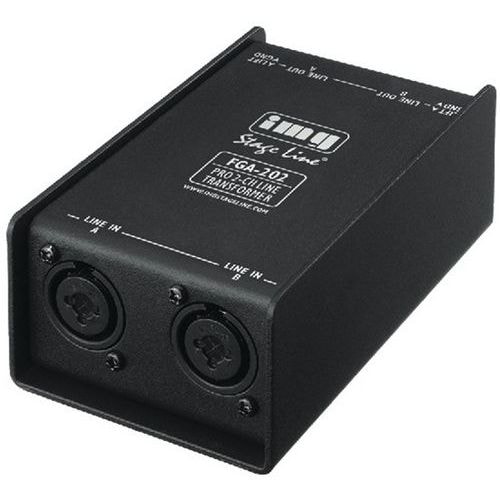 Transformateur professionnel stéréo Ligne XLR FGA202 - Image principale