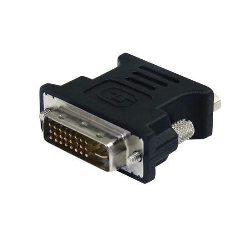 Adaptateur/Convertisseur vidéo DVI-I vers VGA - Mâle/Femelle - Noir - Image principale