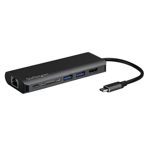 Adaptateur multiport USB-C - carte sD HDMI 4K - GbE - 2x USB 3.0 - Image principale